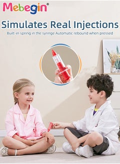 MEBEGIN Deluxe Medical Playset with Nurse's and Doctor's Uniforms, Medical-themed Pretend Toys, Simulation Play Doctor Toys Set with Various Accessaries, Creative Safety Play House Toys, Ideal Gift for Kids  - Image 5