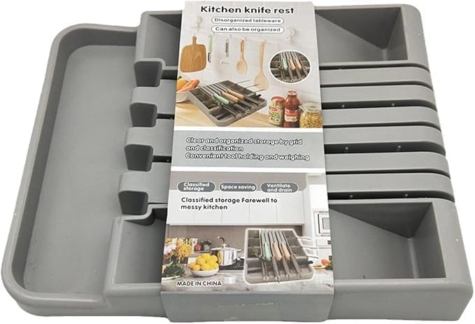 Kitchen Utensil Drawer Organizer – Compact & Flexible Cutlery Storage Tray for Spoons, Forks, and Utensils | Multifunctional Drawer Divider for Small Kitchens, RVs, and Apartments - Image 3