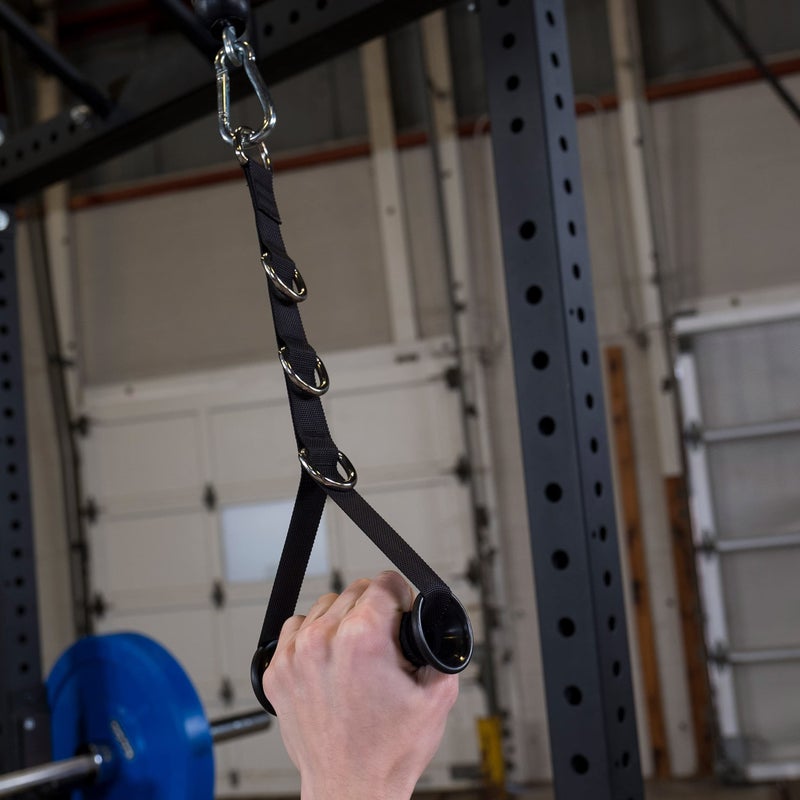 Body Solid Body-Solid NB59 Adjustable Nylon Cable Handle, The Perfect Home Gym Attachment: Cable Machine, LAT Pulldown, & Pulley System for Weight Training & More - Image 4
