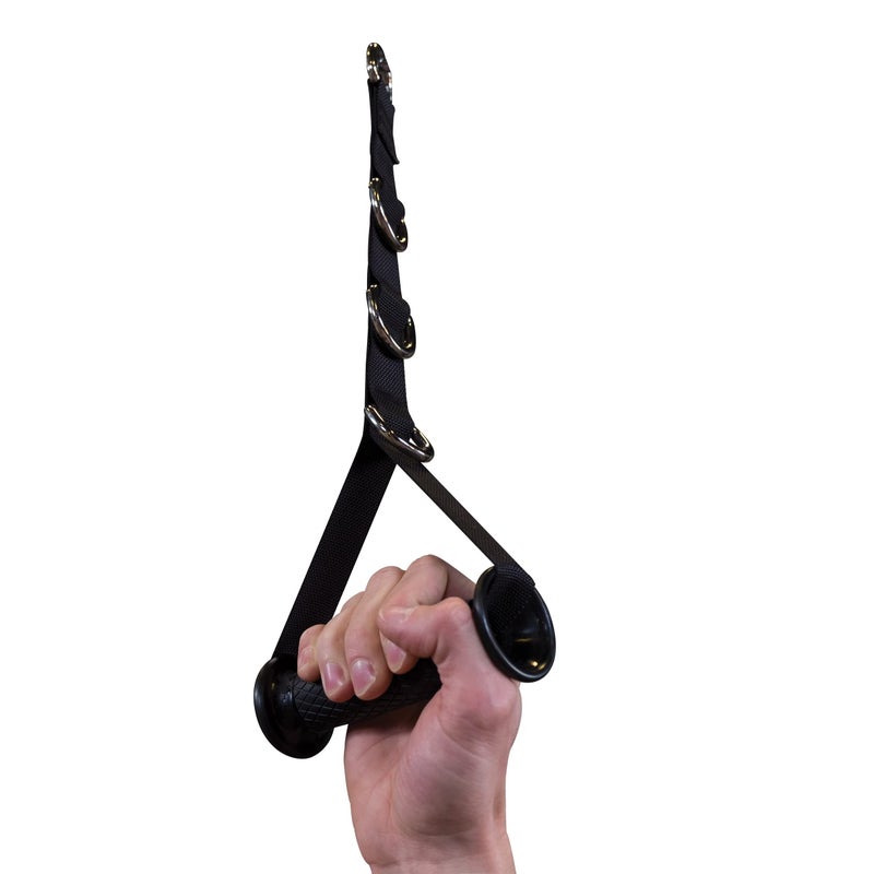 Body Solid Body-Solid NB59 Adjustable Nylon Cable Handle, The Perfect Home Gym Attachment: Cable Machine, LAT Pulldown, & Pulley System for Weight Training & More - Image 3