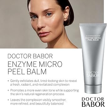 Babor DOCTOR BABOR Enzyme Micro Peel Balm Gentle Peeling Balm for Radiant Skin Effective Exfoliation with Papain Enzyme Sugar Peeling Grains Vegan 75ml - Image 2