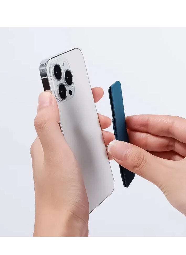 Generic Silicone Magnetic Foldable Push Pull Mobile Phone Holder Stand Fixed Wristband Finger Grip Paste Stand Bracket for IOS Android  - Image 2