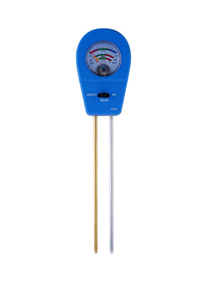 NIBEMINENT 3-In-1 Soil Test PH Moisture Meter Blue