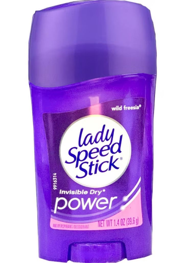 Lady Speed Stick Antiperspirant Deodorant Invisible Dry Powder Wild Freesia 65 G
