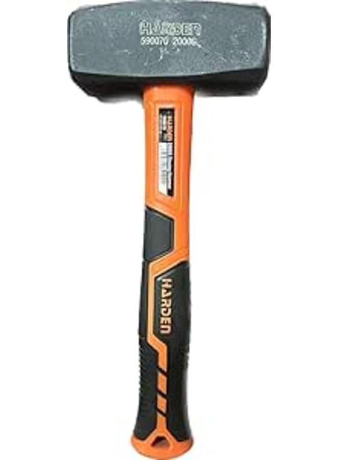 Harden Hammer 2 Kg Fiber Hand - 1 Year Free Warranty 18X10X5Cm