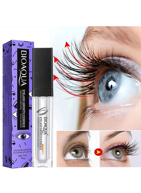 Eyelash Growth Essence - Fuller And Longer Looking Lashes Lash Enhancing Serum For Natural Lashes Or Lash Extensions & Brows, Vegan & Cruelty-free 7ml