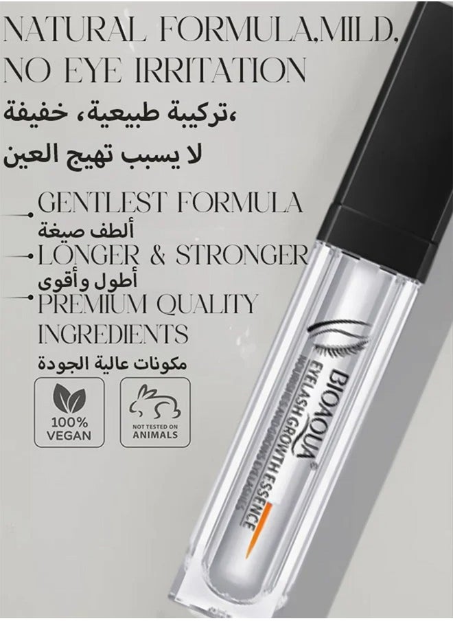 BIOAQUA - Eyelash Growth Essence - Fuller And Longer Looking Lashes Lash Enhancing Serum For Natural Lashes Or Lash Extensions & Brows, Vegan & Cruelty-free 7ml - Image 1