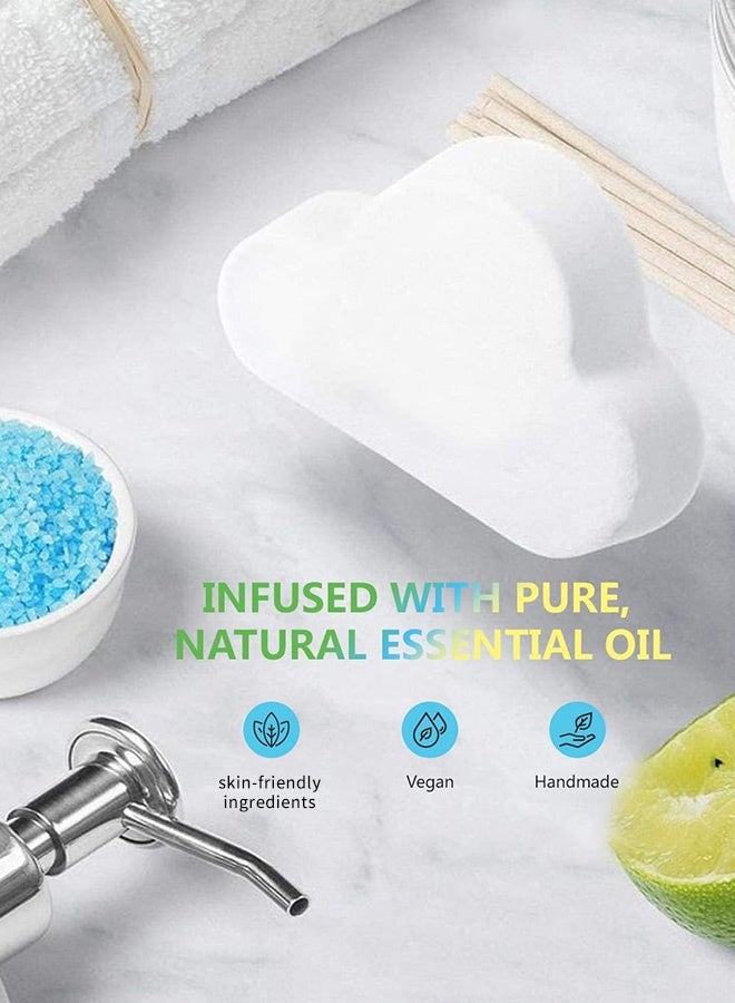 Bath Bombs Cloud-Shaped Bath Bomb 180g, Natural Essential Oil Infused Bath Fizzy, Colorful Bubble Bath Experience for Relaxation & Skin Care, Gentle Formula for Various Skin Types - Image 3