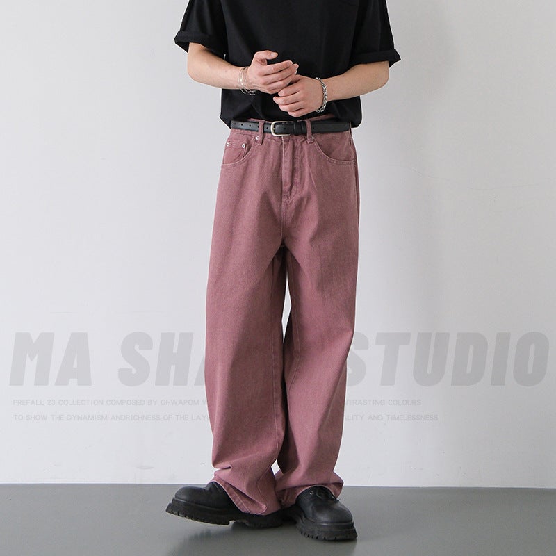 Unisex Classic Denim Jeans Loose Fit Daily Outdoor Wear - Image 4