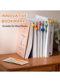 ATRJSZ Silicone Automatic Bookmarks, 3 pcs Silicone Bookmark, Smart Bookmark for Reading Women, Men, Kids, Book Lovers, Unique Cute Bookmark Clip Gifts, Stay in Place and Follow as You Read  - Image 2