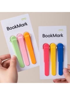 ATRJSZ Silicone Automatic Bookmarks, 3 pcs Silicone Bookmark, Smart Bookmark for Reading Women, Men, Kids, Book Lovers, Unique Cute Bookmark Clip Gifts, Stay in Place and Follow as You Read  - Image 3