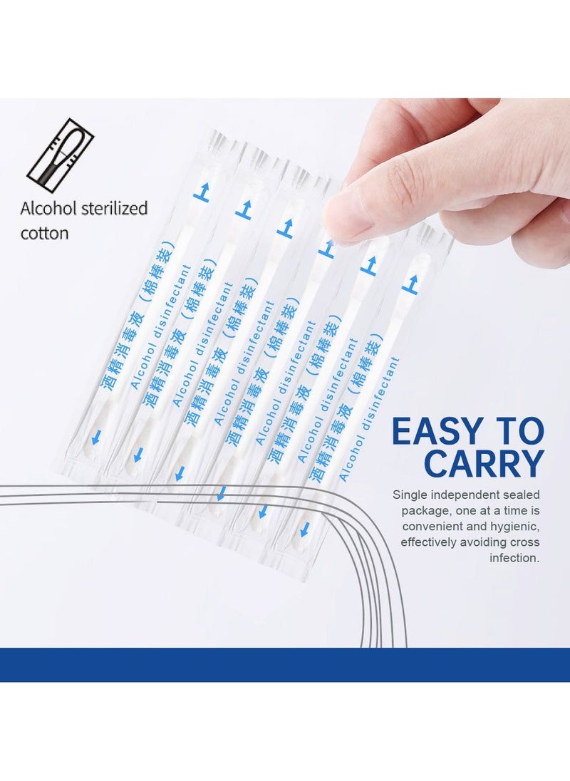 Sumifun مسحات كحولية disposable، مسحات كحول 75% للاستخدام المنزلي والسفر والتعقيم الطارئ، 50 قطعة - Image 3