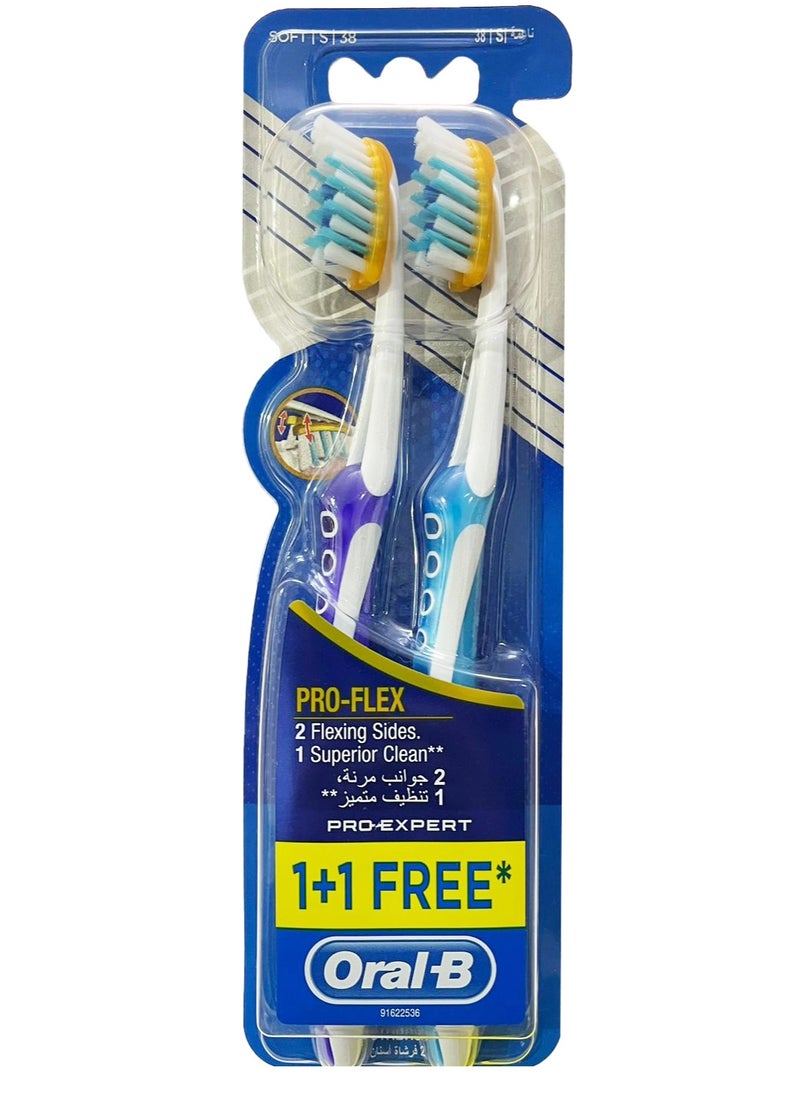 Toothbrush Pro Flex Soft ( Multicolor )