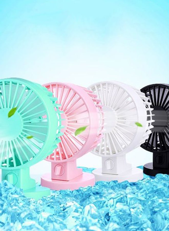 مروحة تبريد صغيرة بمنفذ USB لأجهزة الكمبيوتر واللابتوب ZK211504 أسود/ أبيض - Image 2