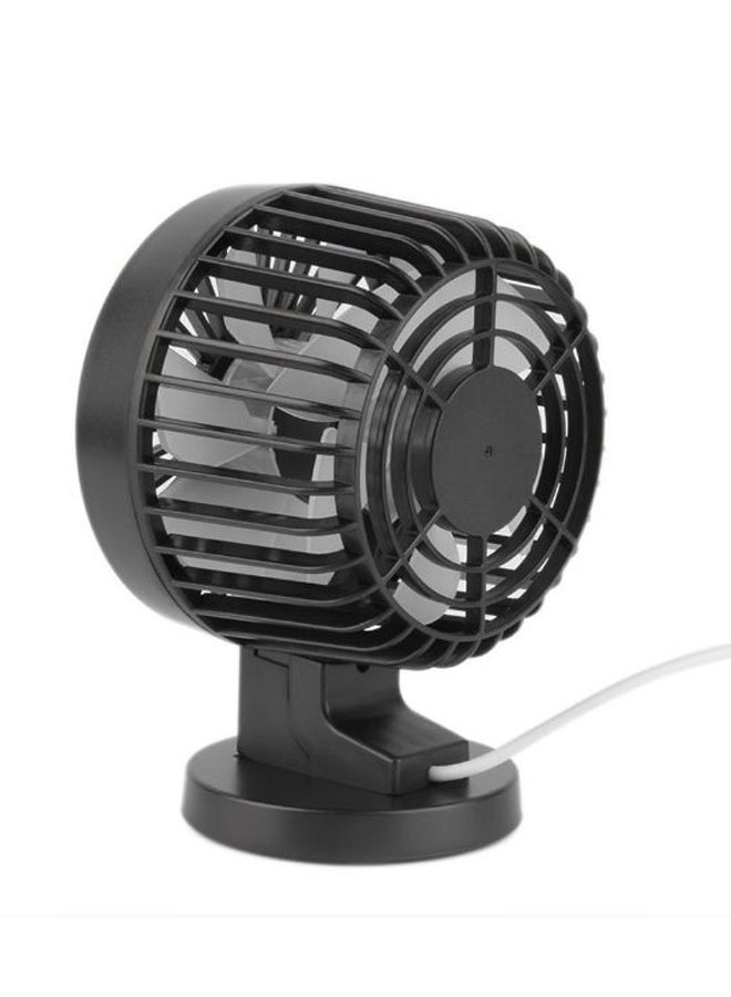 مروحة تبريد صغيرة بمنفذ USB لأجهزة الكمبيوتر واللابتوب ZK211504 أسود/ أبيض - Image 5