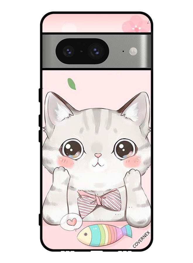 Covernex Protective Case Cover For Google Pixel 8 Cat Fish - Image 1