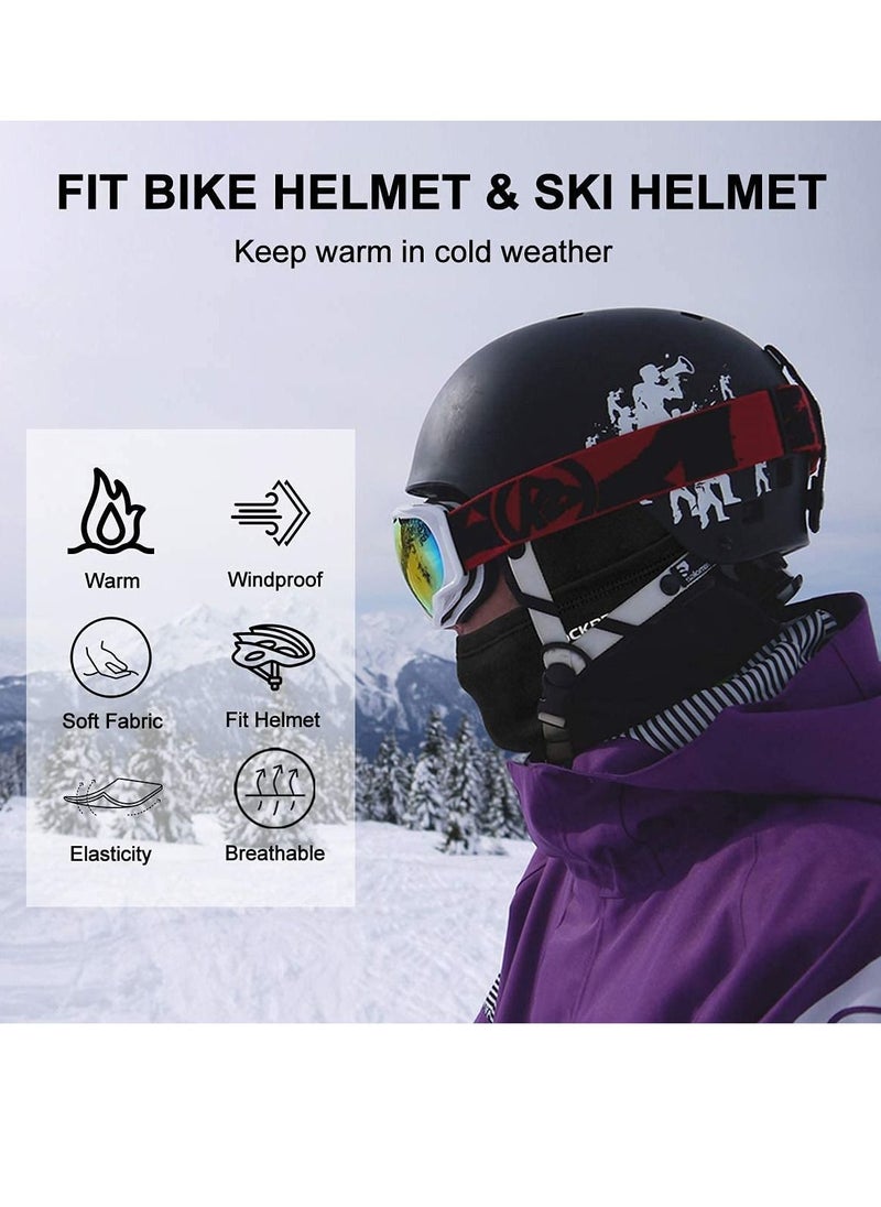 Excefore - Cold Weather Balaclava Ski Mask for Men Windproof Thermal Winter Scarf Mask Women Neck Warmer Hood for Cycling - Image 1