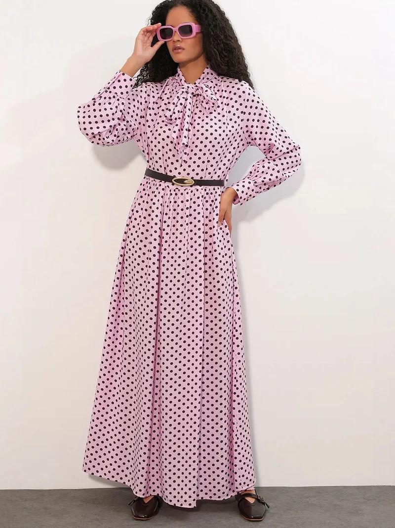 BDART Polka Dot Maxi Shirt Dress