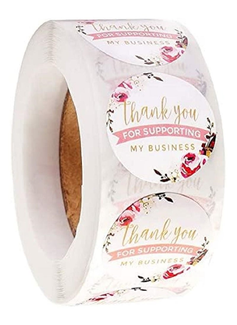 Premify - 1 Inch 500 Pcs Thank You Labels for Gift Wrapping - Image 1