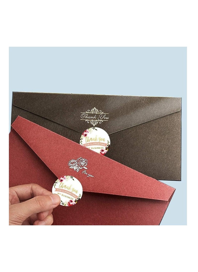 Premify - 1 Inch 500 Pcs Thank You Labels for Gift Wrapping - Image 1