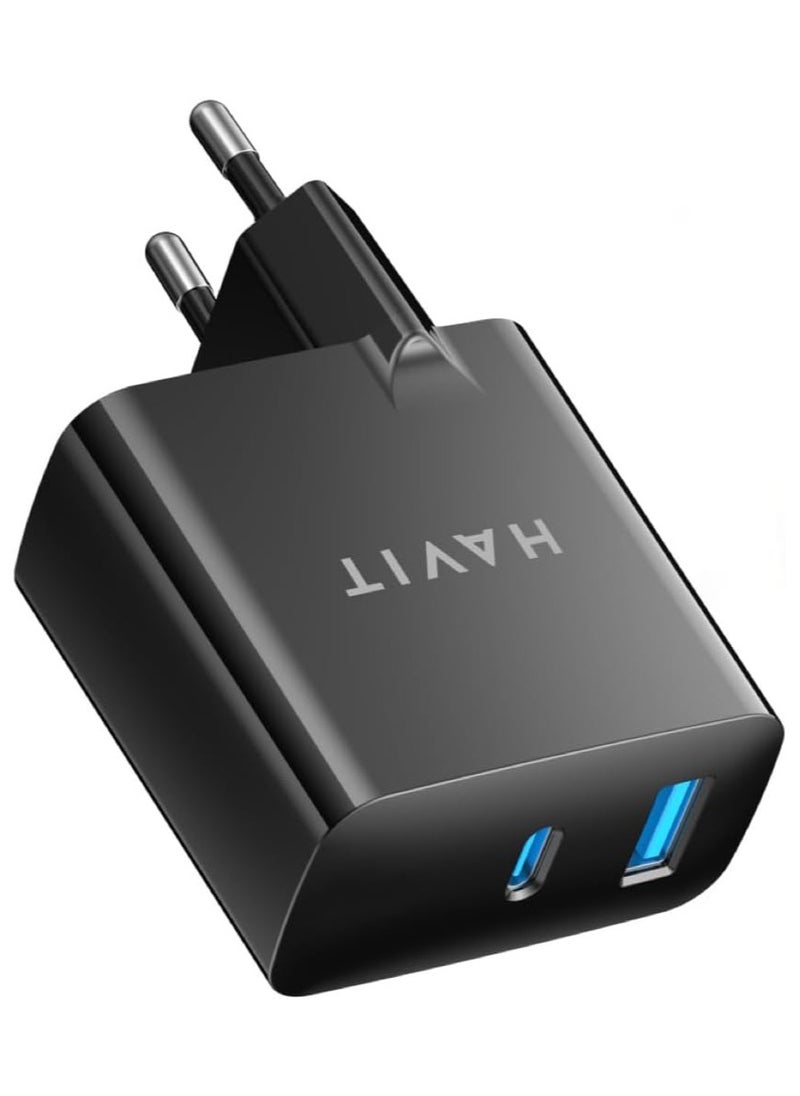 havit Havit wall Charger PD45wat dual port with Gan technology for Laptop and MACBOOK and Google pixel and Iphone model uc45pro  - Image 2