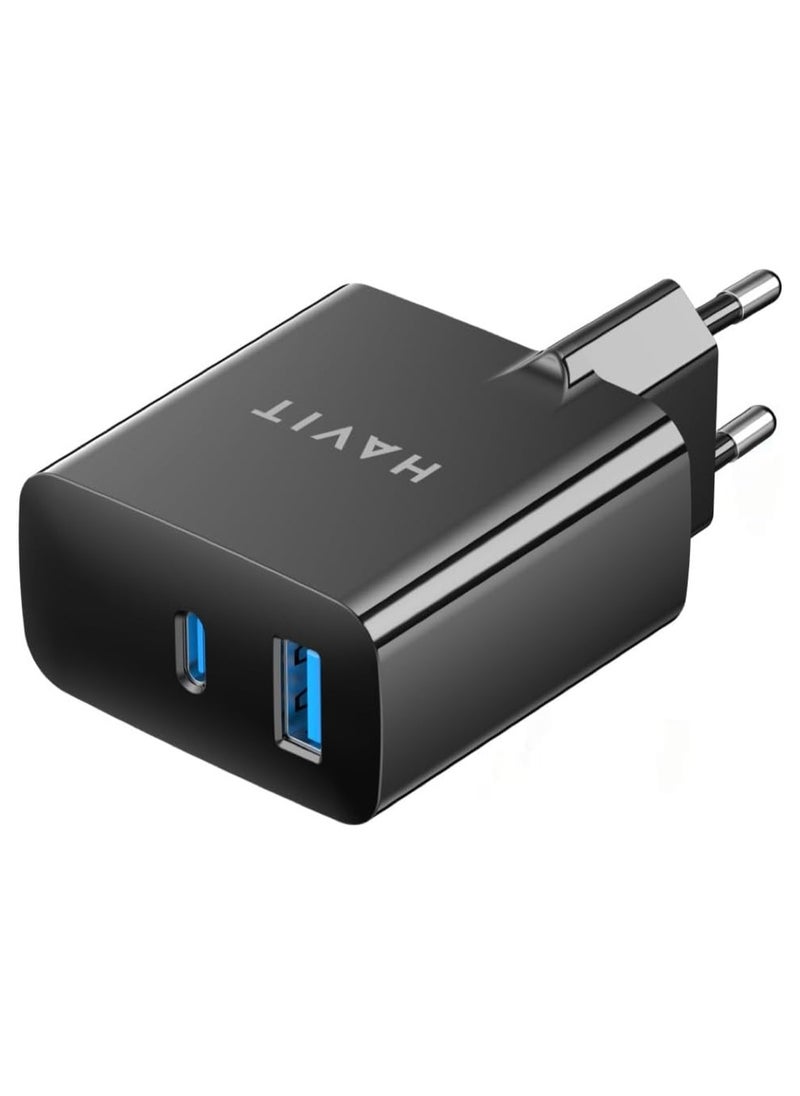 havit Havit wall Charger PD45wat dual port with Gan technology for Laptop and MACBOOK and Google pixel and Iphone model uc45pro  - Image 5