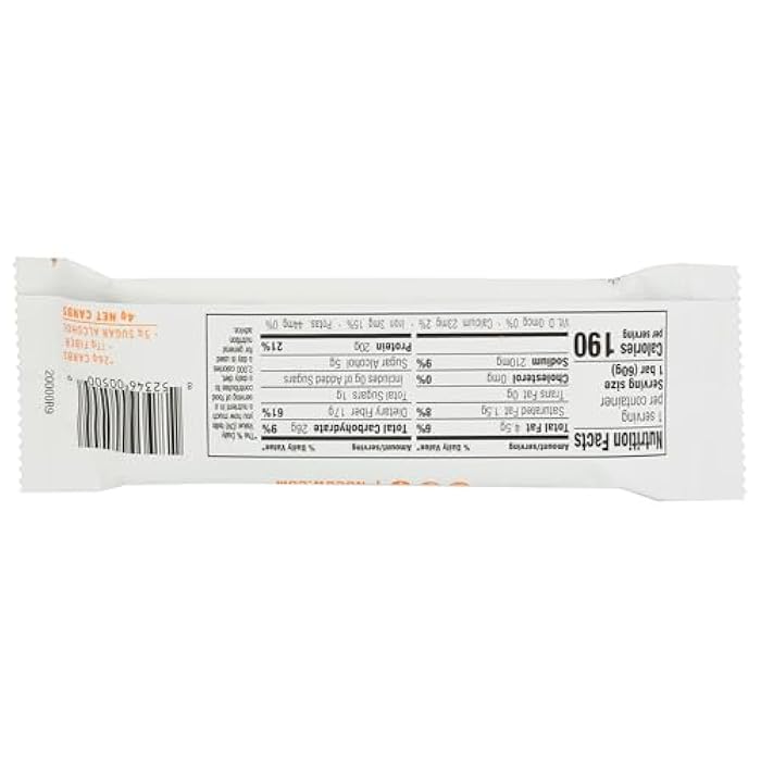 No Cow Protein Bar, Chunky Peanut Butter - Image 2