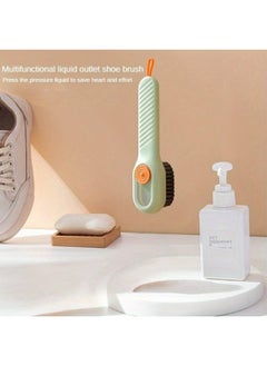 Generic 1Pcs Of Multifunctional Brush With Soap Dispenser For Cleaning Shoes And Kitchen Dishes With a Long Handle - Green  - Image 5