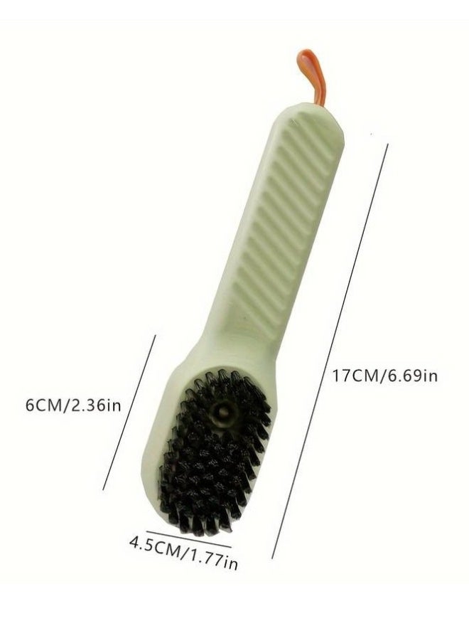 Generic - 1Pcs Of Multifunctional Brush With Soap Dispenser For Cleaning Shoes And Kitchen Dishes With a Long Handle - Green - Image 1