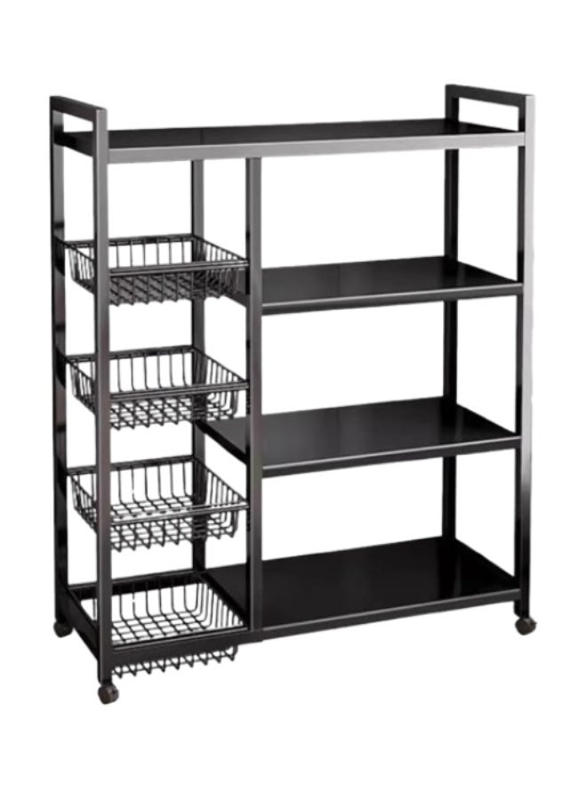 بلومنغ تايم رف تخزين المطبخ، أرضية منزلية، خزانة جانبية متعددة الطبقات، خزانة متعددة الوظائف للفواكه والخضروات - Image 1