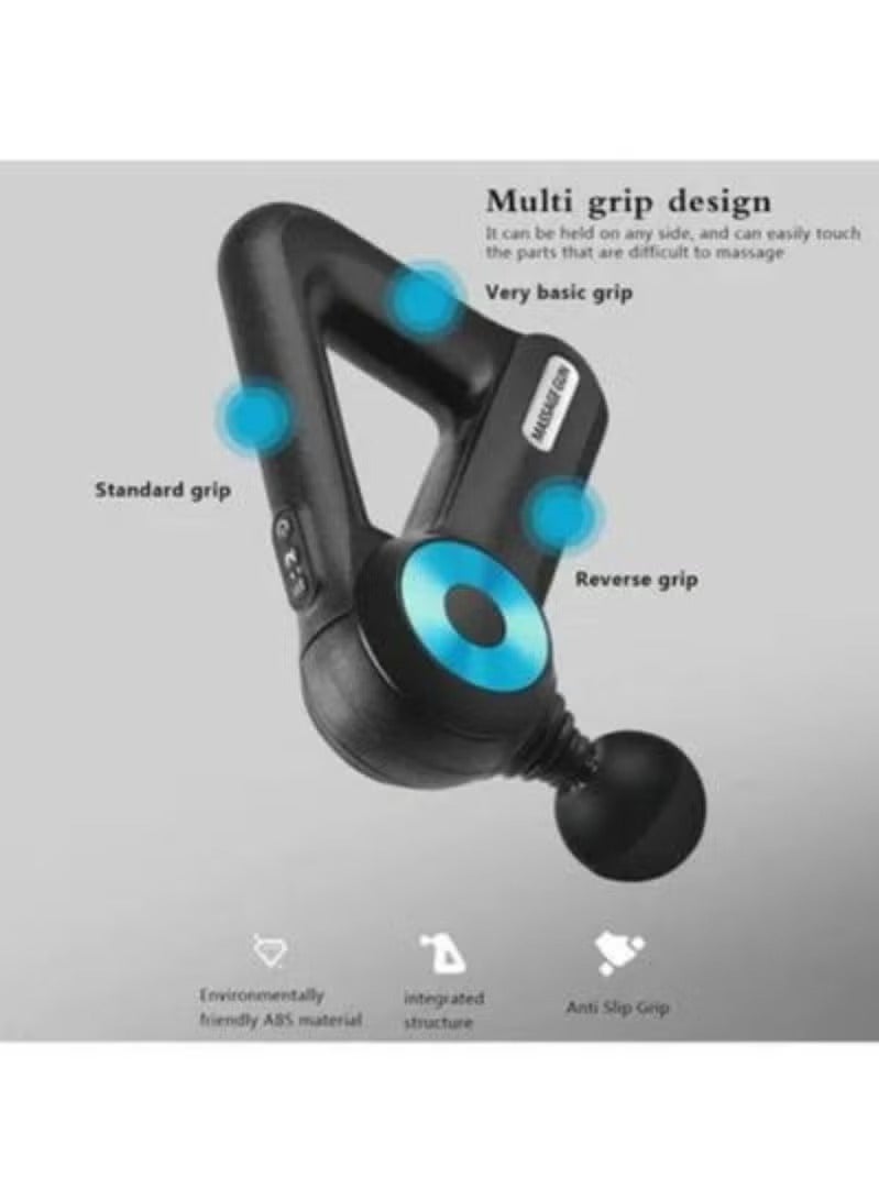 Deep Tissue Massage Gun | Back, Neck & Muscle Pain Relief | Fitness Recovery & Relaxation | Includes 12 Professional Massage Heads | Adjustable Speed Settings | Portable & Rechargeable - Image 3