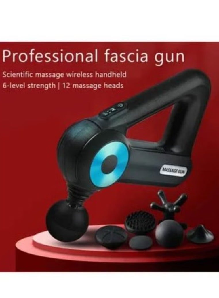 Deep Tissue Massage Gun | Back, Neck & Muscle Pain Relief | Fitness Recovery & Relaxation | Includes 12 Professional Massage Heads | Adjustable Speed Settings | Portable & Rechargeable - Image 4