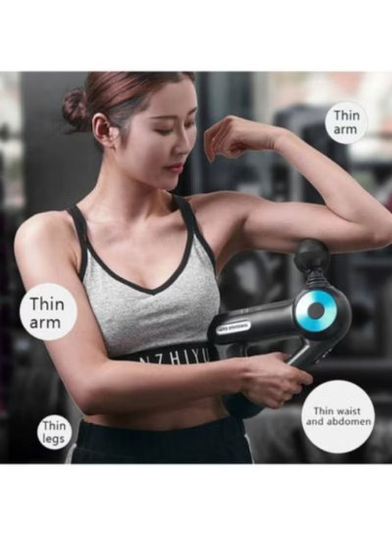 Deep Tissue Massage Gun | Back, Neck & Muscle Pain Relief | Fitness Recovery & Relaxation | Includes 12 Professional Massage Heads | Adjustable Speed Settings | Portable & Rechargeable - Image 2