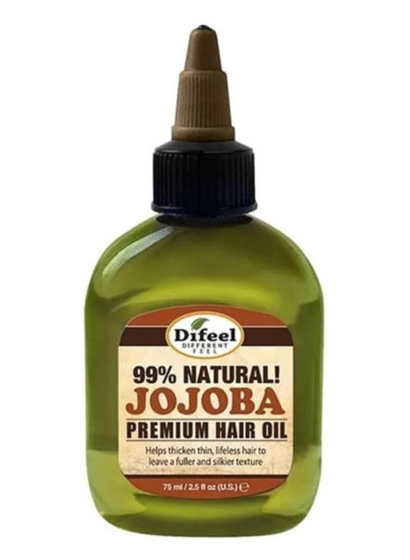 difeel Jojoba Premium Natural Hair Oil 75 ML - Image 3