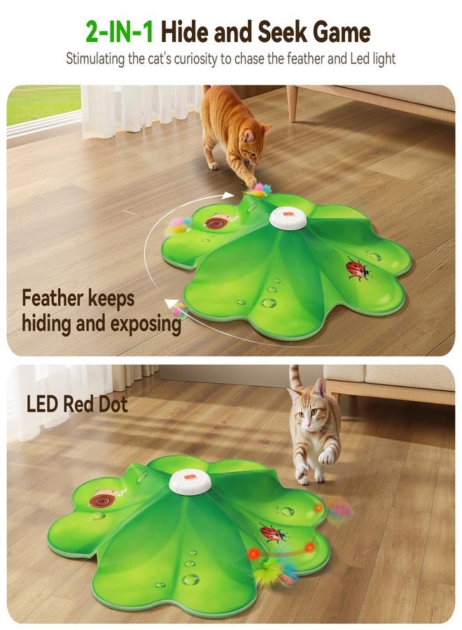 FEELNEEDY Cat Toy, Indoor Toy, Hide Toy for Kittens, Whack a Mole Motion, Electronic Cat Toy for Exercises - Image 2