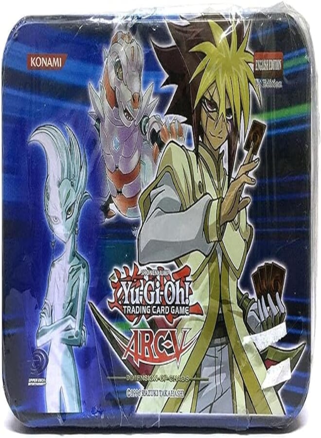 Konami YuGiOh Trading Card Game Arc-V Mega Tin Blue (Yu-Gi-Oh)