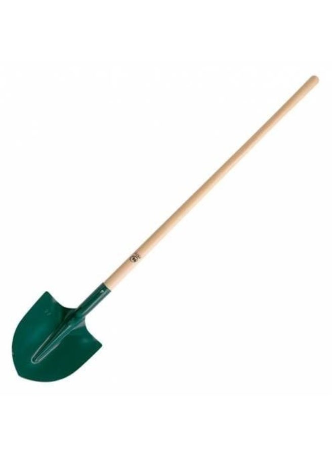 Shovel garden, Wood Handle, Black Steel Head, Garden Digging Tool - Image 2