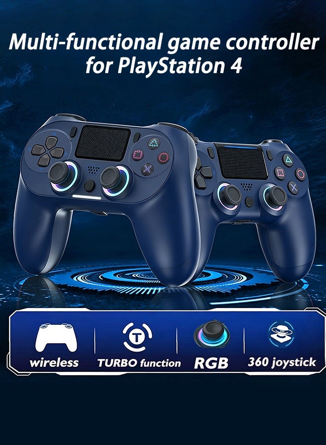 مكعب جي وحدة تحكم لاسلكية لجهاز PlayStation 4، مزودة بكابل USB، اهتزاز مزدوج، لوحة لمس قابلة للنقر، وضوء LED. - Image 5