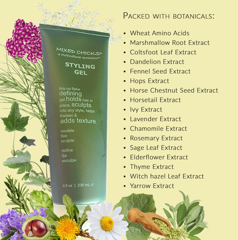 Mixed Chicks Styling Gel - Thickening and Texturizing Definer, 8 fl. oz. - Image 4