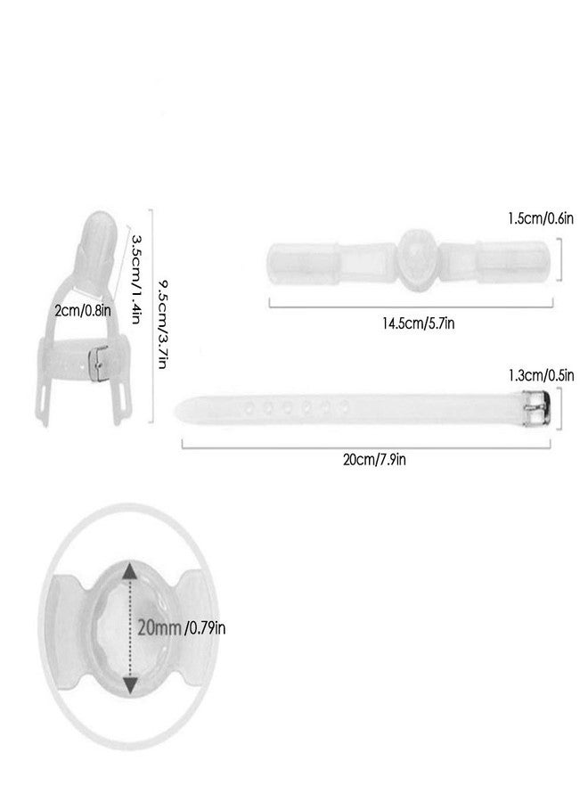NOENNULL Thumb Sucking Stop - Adjustable Thumb Guard for Thumb Sucking Silicone Thumb Sucking Guard Finger Protector Biting Teether for Baby Infant (Transparent) - Image 2