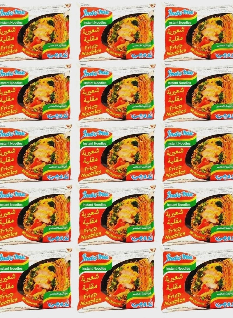 Indomie Mi Goreng Fried Noodles - Pack of 15 x 80g - Image 1