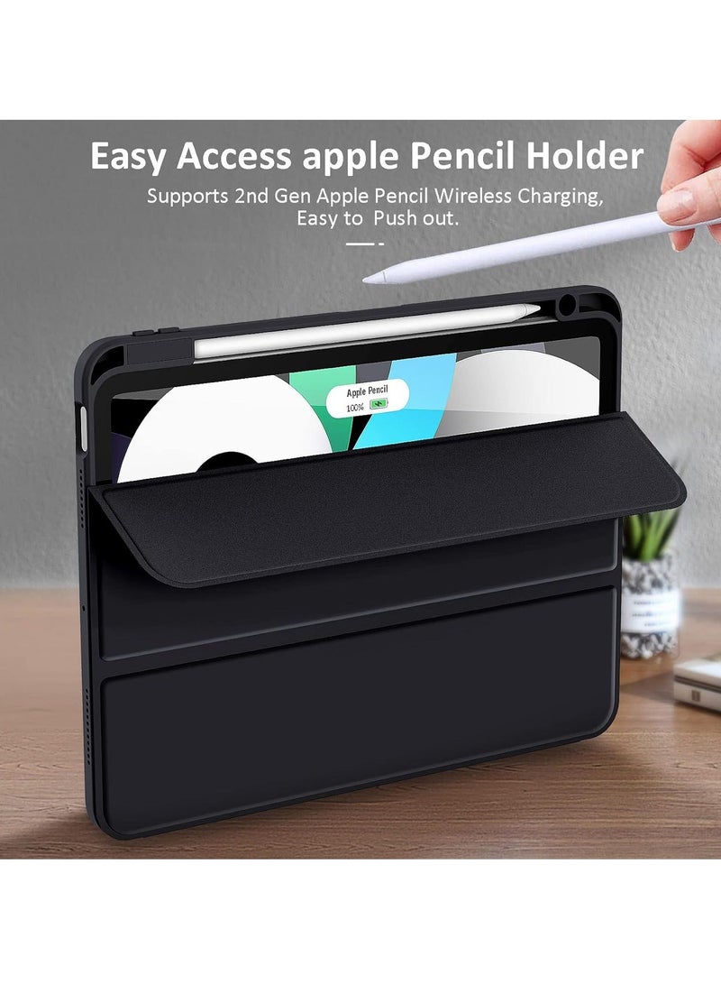راكسوم حافظة ELTRAZONE الذكية لجهاز iPad Air - تناسب الجيل السادس مقاس 11 بوصة (2024)، والجيلين الخامس والرابع مقاس 10.9 بوصة (2022/2020) - أسود، تدعم Touch ID، خاصية الإيقاظ/السكون التلقائي - Image 5