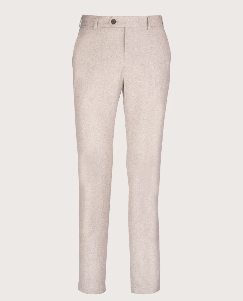 كاميتشسما بنطلون رمادي فاتح من الفلانيل