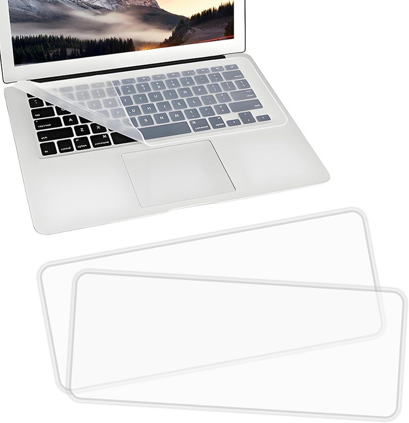 Universal Waterproof and Dustproof Keyboard Cover for 15-17 Inch Laptops - 2 Sheets Transparent Silicone Protector - Image 1
