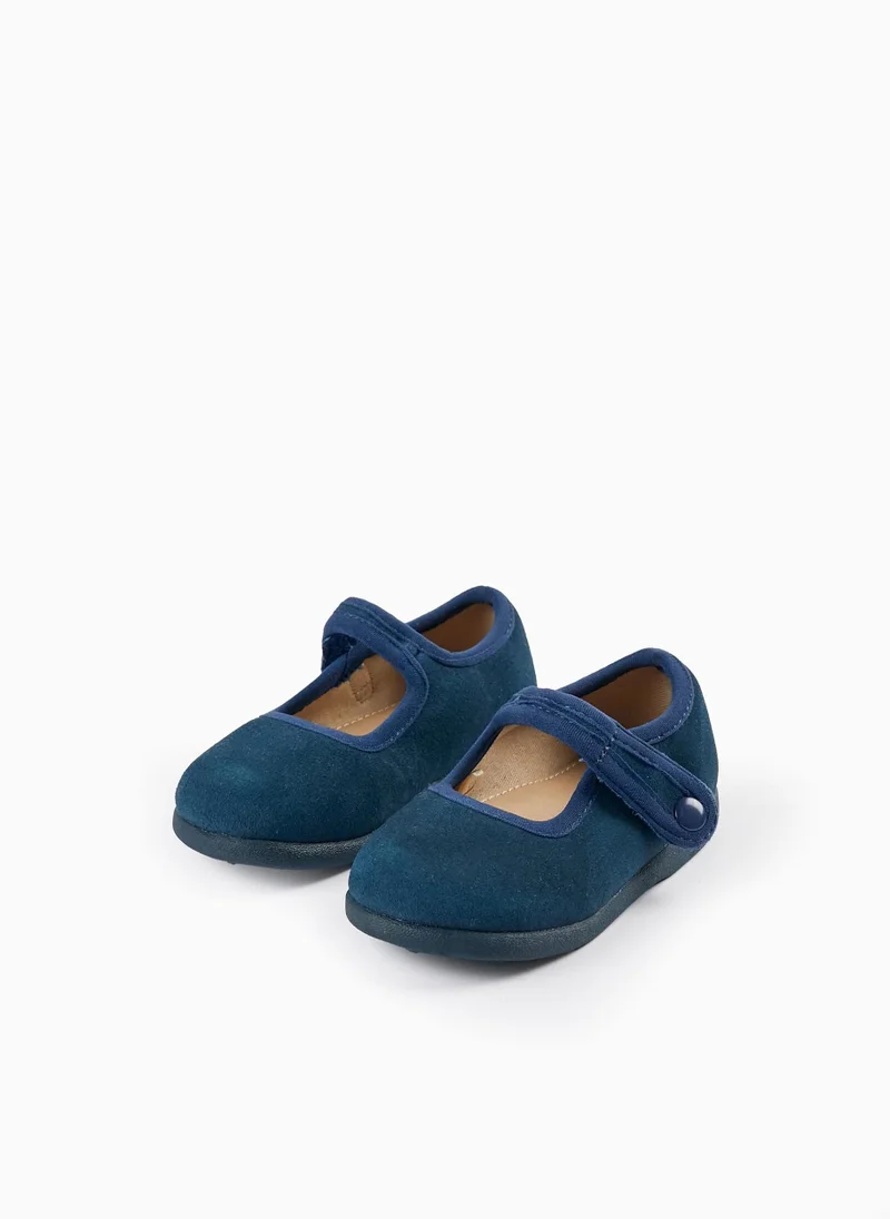 Zippy Zippy Leather Ballet Pumps For Baby Girls