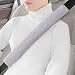 LACDL Extra Long Seatbelt Cover Super Soft Furry for Adults Kids Women Men Thick Plush Full Car Seat Belt Strap Cushion Fluffy Shoulder Pad Protector Auto Interior Accessories 1pc Grey 155in - Image 2