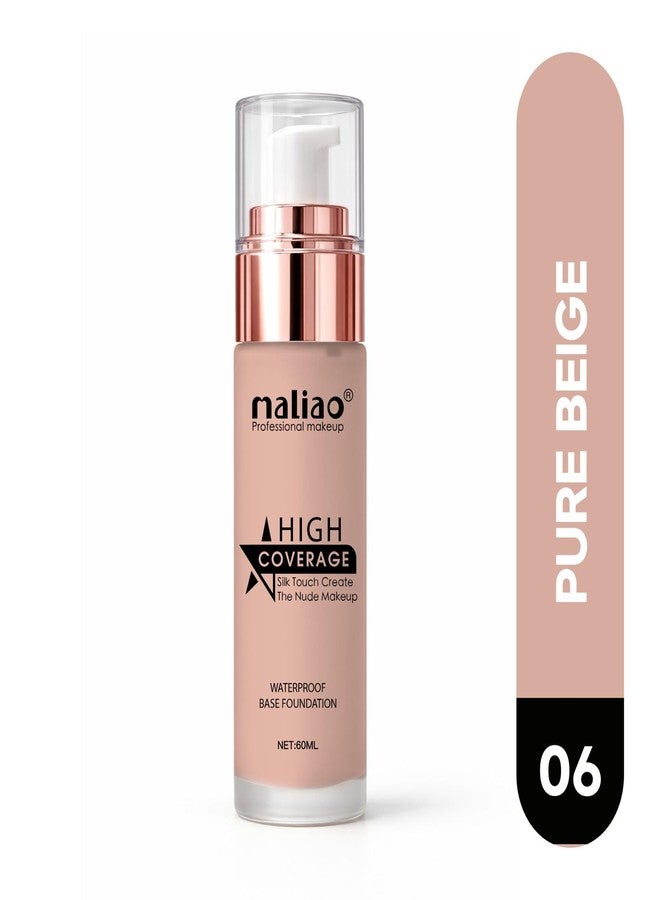 Maliao High Coverage Waterproof Base Foundation - Flawless All-Day Wear (NATURAL BUFF) - Image 2