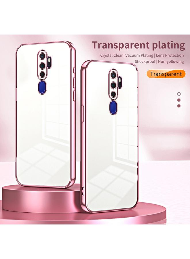 اس-توب جراب لهاتف OPPO A11x / A9 2020 جراب هاتف شفاف مطلي بفتحة دقيقة - Image 2