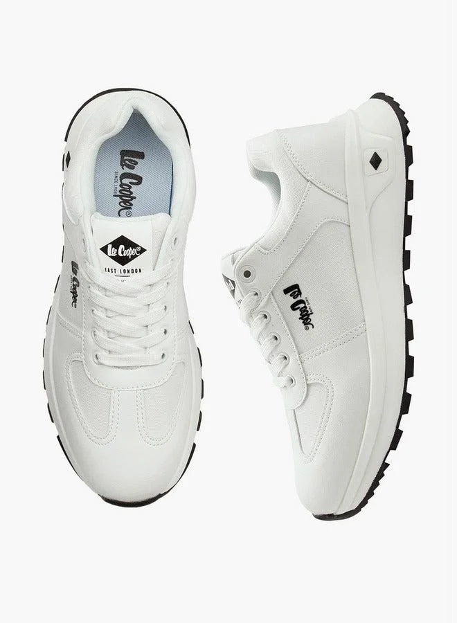 Lee Cooper Men's Panelled Lace-Up Sneakers