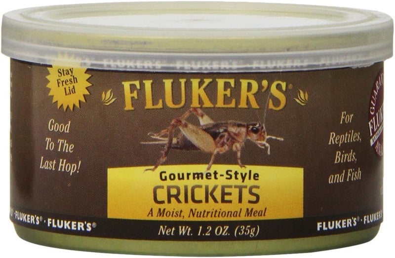 Fluker's Gourmet Style Crickets Reptile Food - Nutritional Meal for Reptiles, Birds, and Fish - Image 1